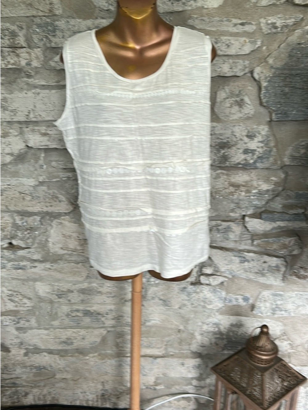 Sequin front top